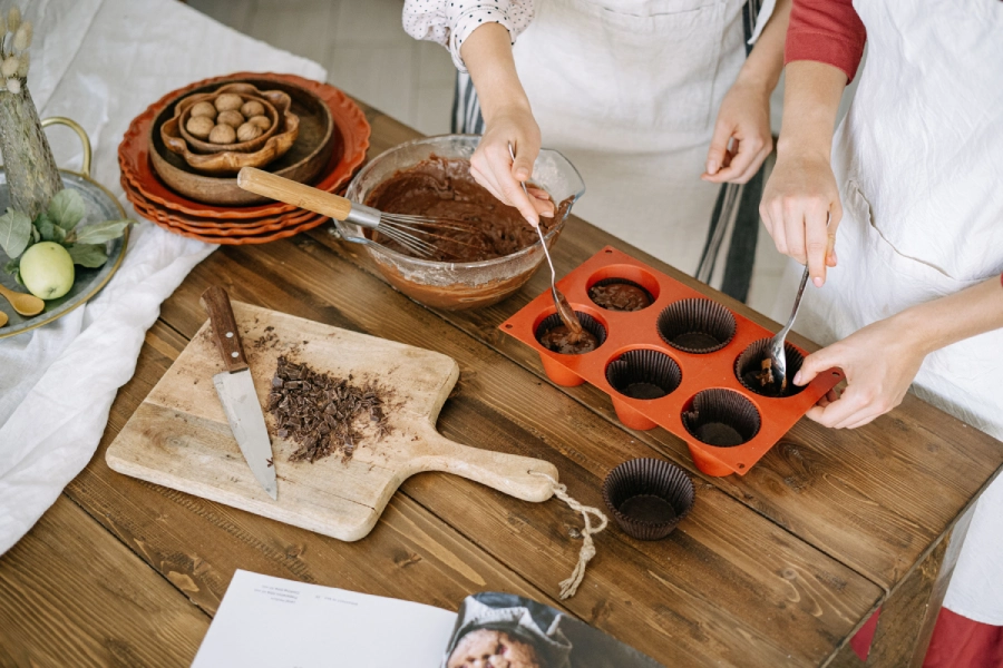 Backen mit Kakaopulver