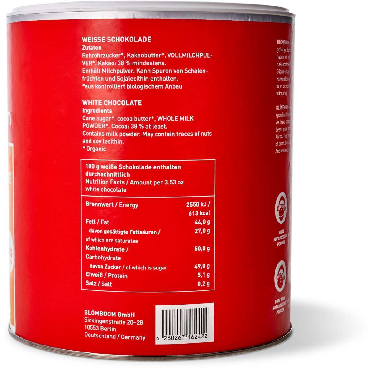 White Hot Chocolate Drops White Hot Chocolate Drops