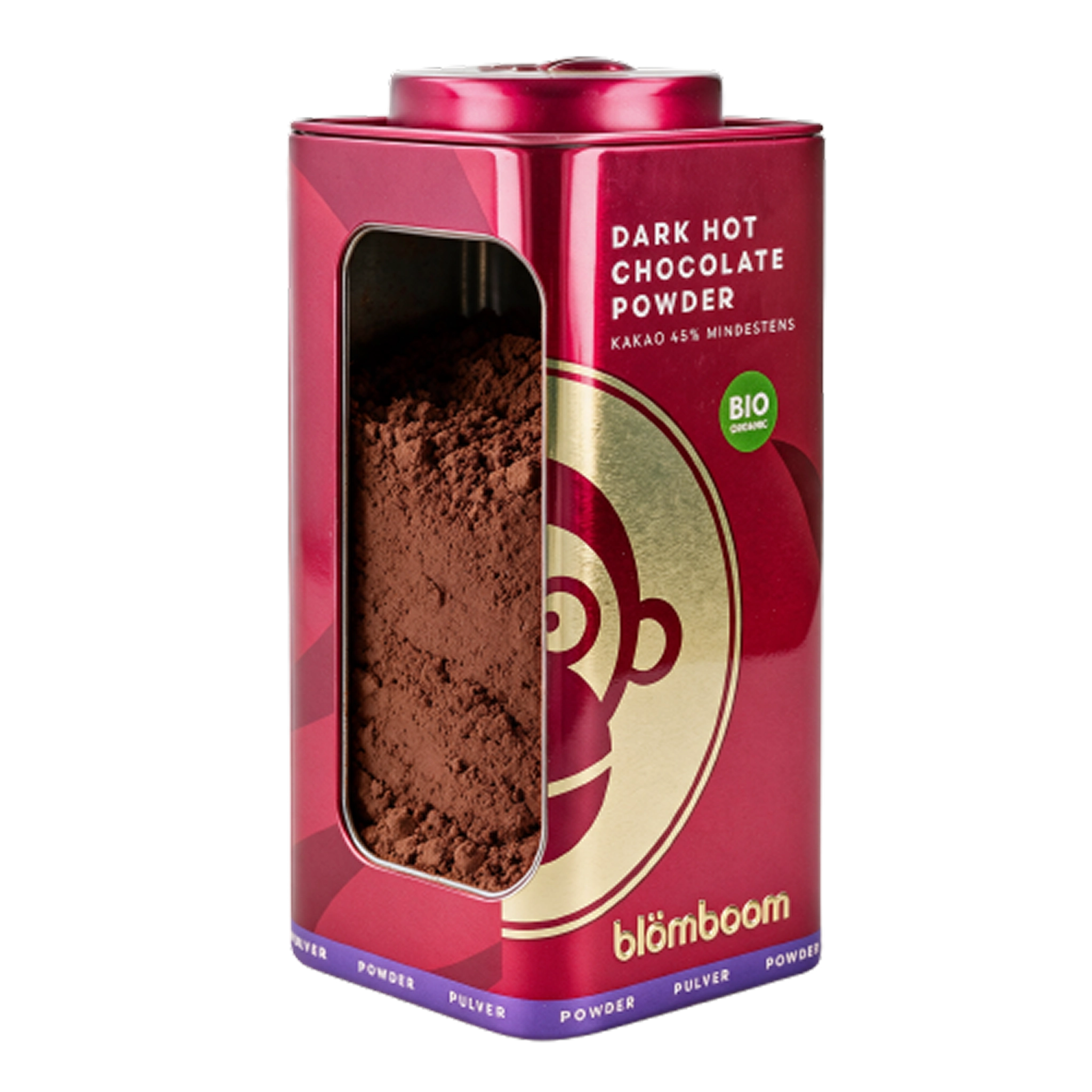 Dose Blömboom Dark Hot Chocolate Powder mit 45&nbsp;% Kakao