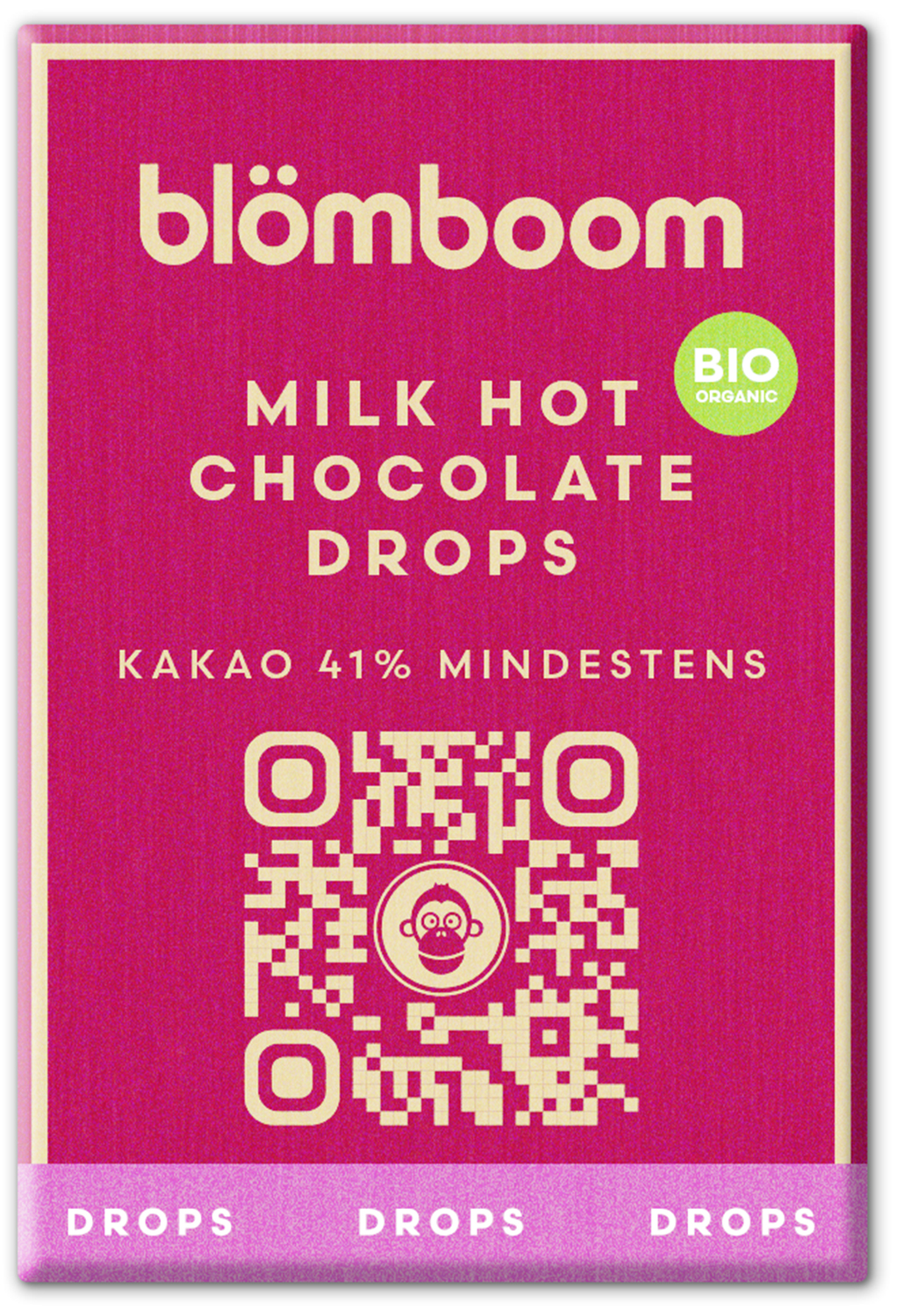 Metalldose + Refillbeutel und Magnet "Milk Hot Chocolate Drops BIO 1kg"