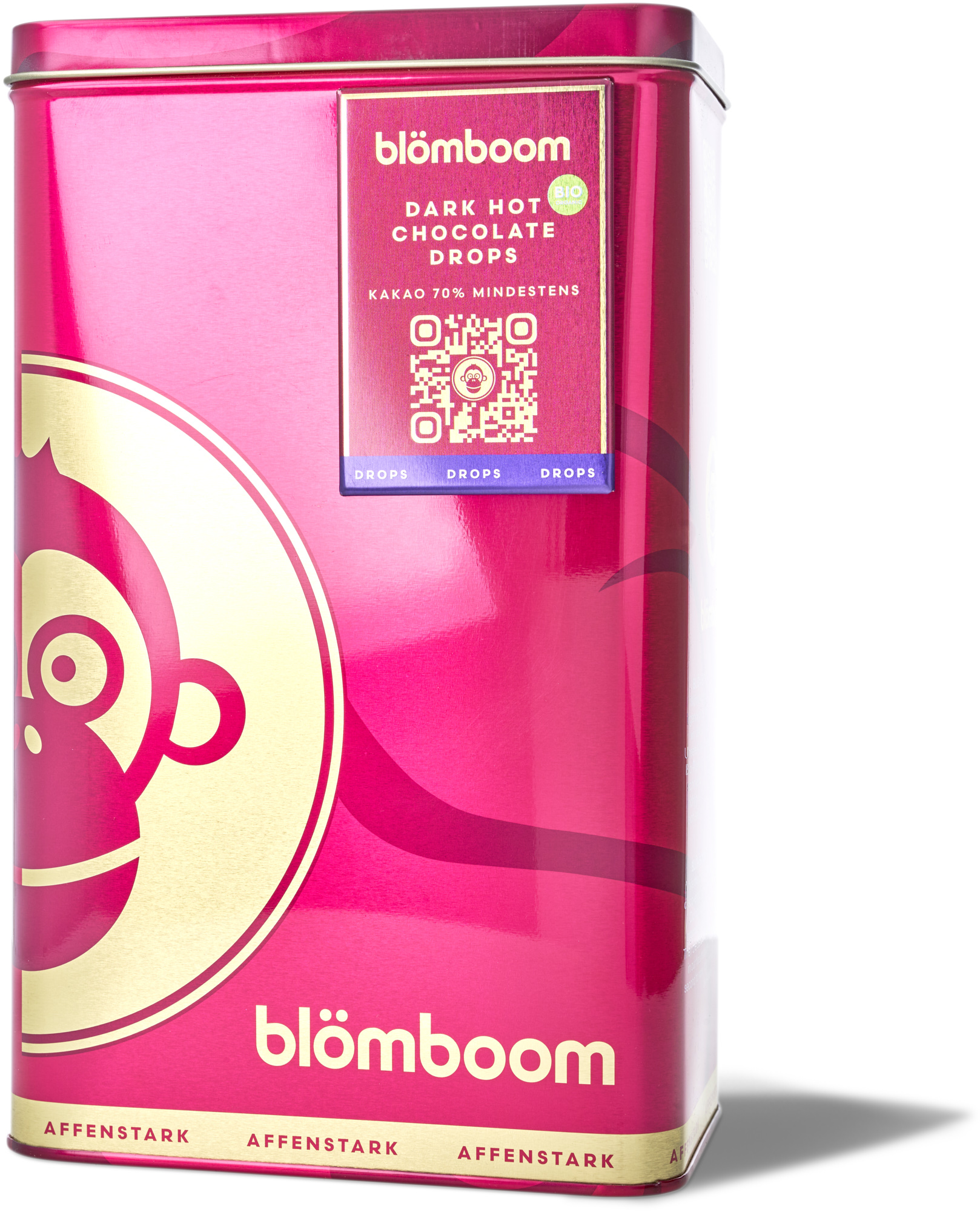 Metalldose + Magnet "Dark Hot Chocolate Drops