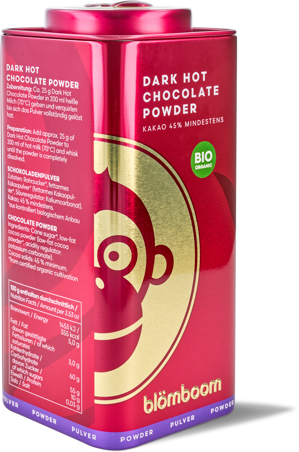 BIO Dark Hot Chocolate Powder