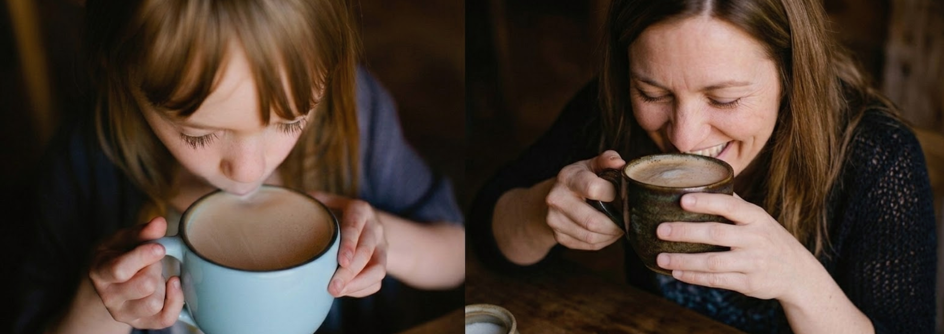 Erwachsene Trinkschokolade Genuss