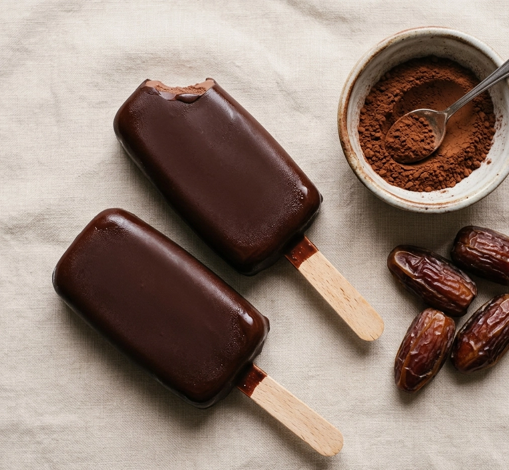 Cremiges Schoko-Eis am Stiel – der perfekte Sommergenuss