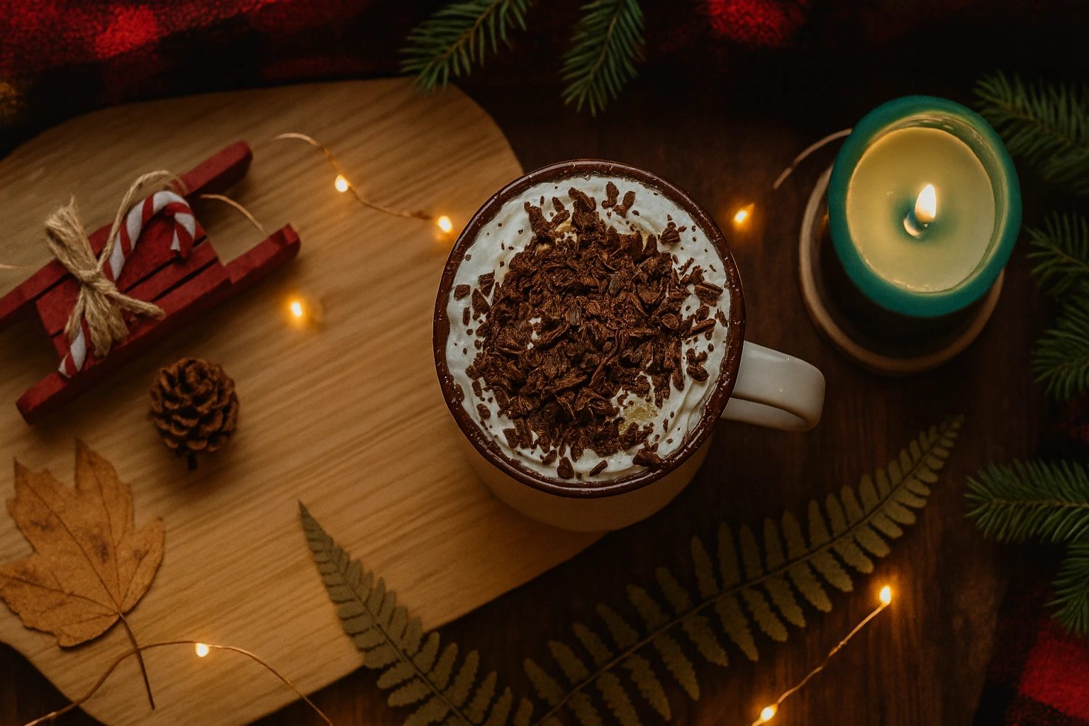 Winterliche Trinkschokolade