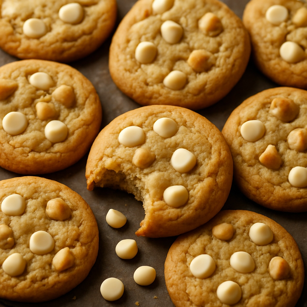 White Chocolate Macadamia Cookies