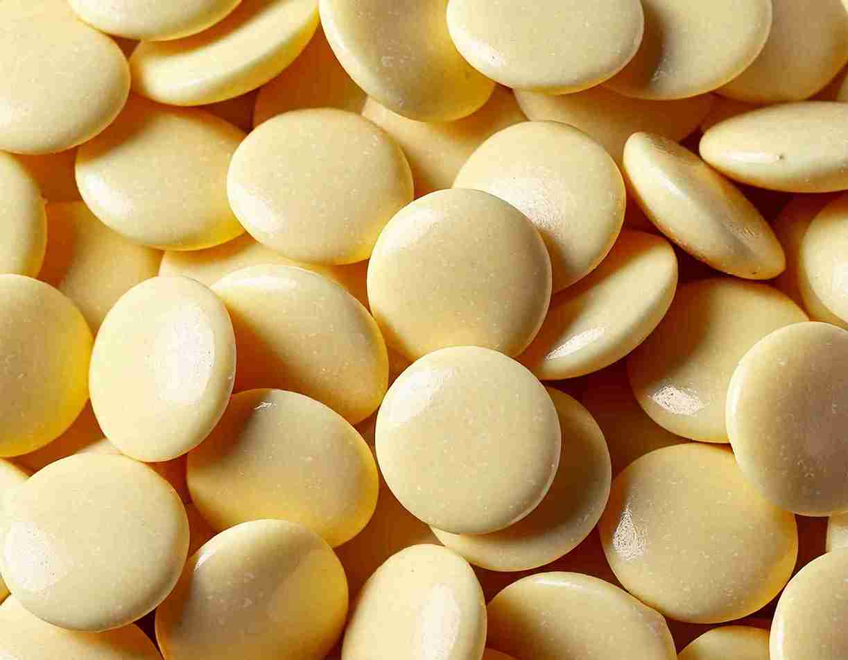 Schokoladendrops aus weißer Schokolade