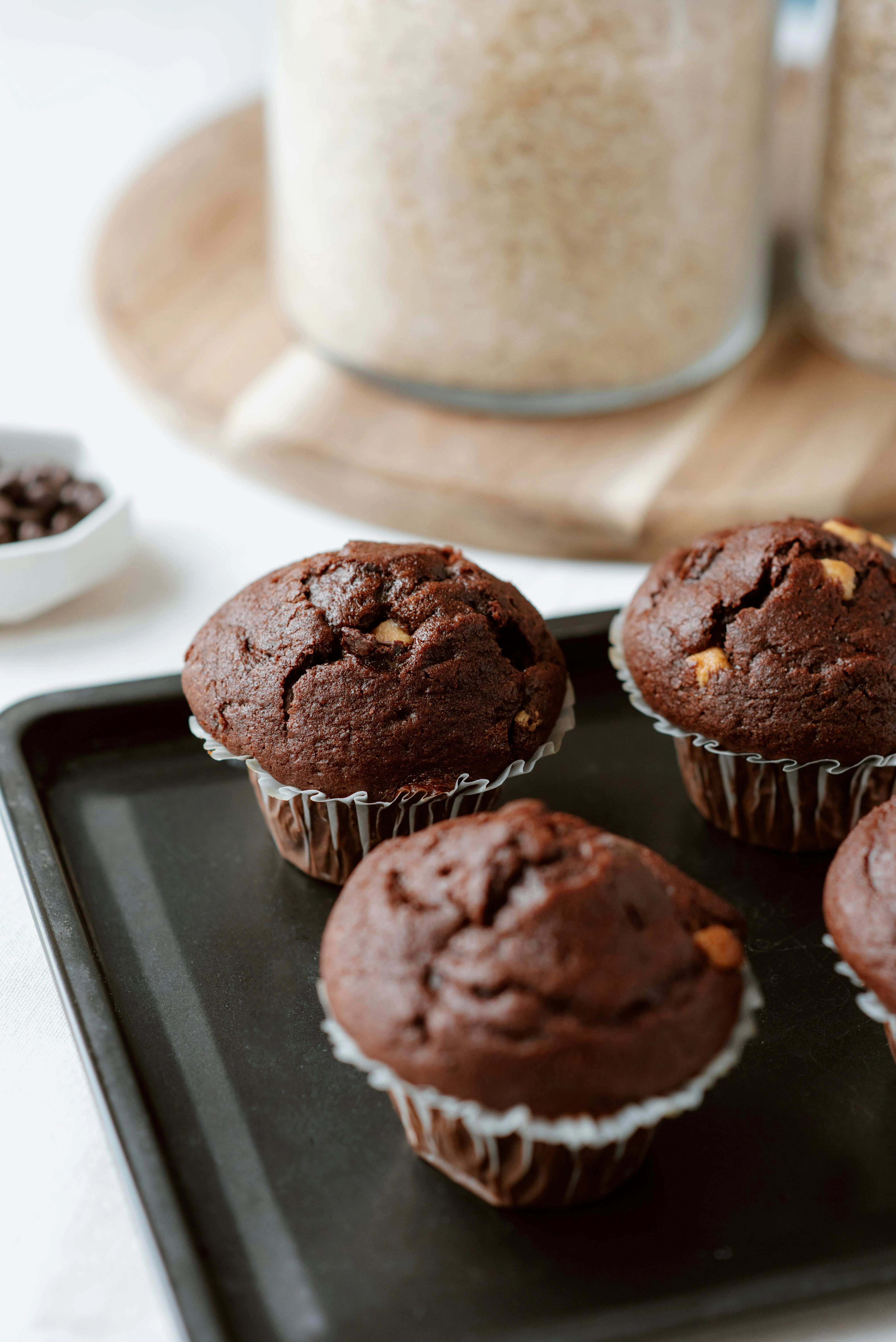 Saftige Schokomuffins mit Kakaopulver – schnell & einfach