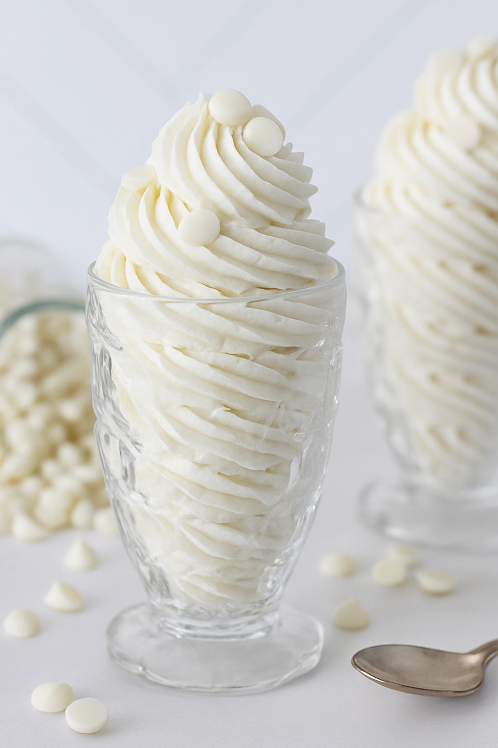 Weiße Schokoladen-Mousse mit Blömboom
