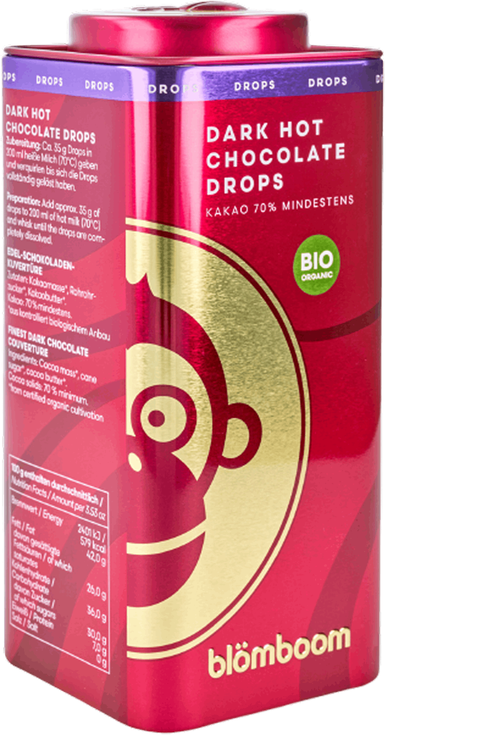 Dark Hot Chocolate Drops 200g